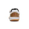 Li Ning Comfortable Slip Resistant Cushioning Abrasion Resistant Low top Training Shoes Unisex White Gold APPU010-1
