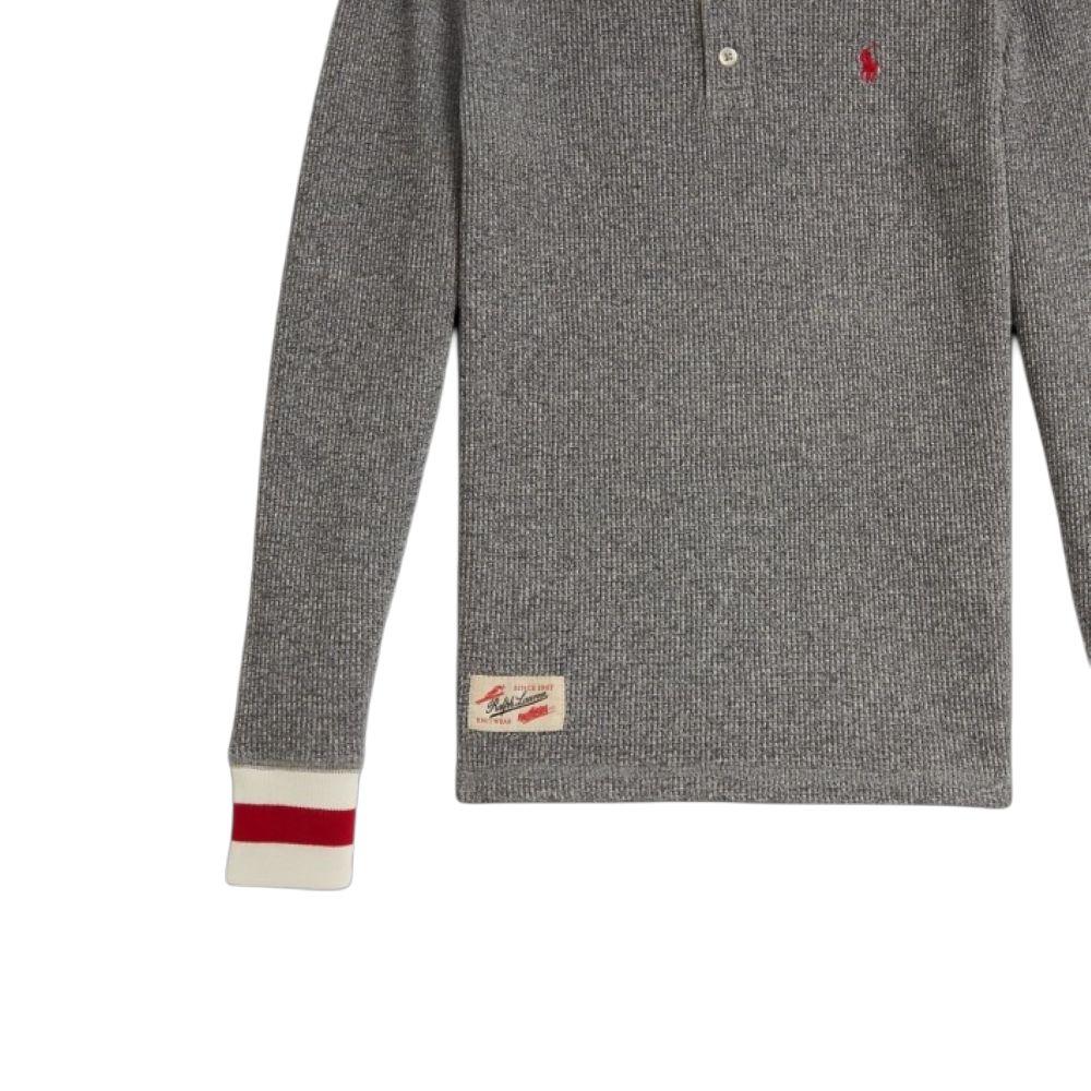 Polo Ralph Lauren Waffle Knit Cotton Henley Shirt Kids Tops CWPOTSHY8021226-020