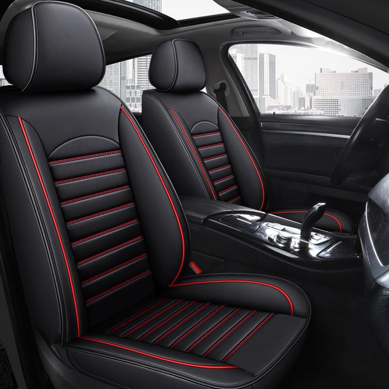 Universal Leather Car Seat Cover for Suzuki ignis Wagon r sx4 2008 Grand Vitara Jimny Swift Kizashi Accessories Seat Cover