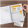 Vintage Stainless Steel Template Ruler Hollow Double-Sided Template Planner Stencil DIY Portable Drawing Ruler for Scrapbooking
