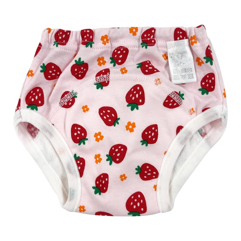 מכנסיים לאימון שירותים לבנות, 3 שכבות, חבילה של 5, אימון, תינוק, 95 ס"מ, F4021E-95-20