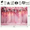 Pink floral background cloth, floral photography background, cake and dessert table decoration, wedding and birthday background