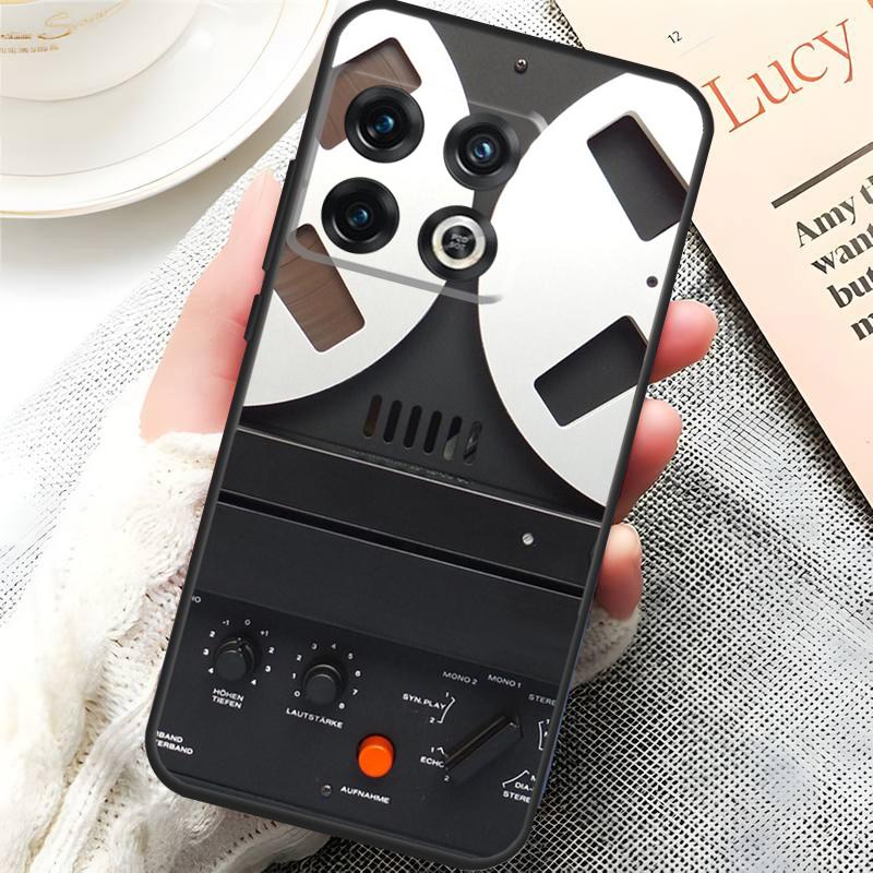 Vintage Reel Tape Recorder Cover For OnePlus 13R 15 13 13T 12 12R 10T 11 10 Pro OnePlus Nord 5 CE 3 4 Lite N20 N30 Case