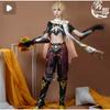Genshin Impact Aether Cosplay Costume Adult Carnival Uniform Wig Anime Halloween Party Costumes Masquerade Women Game