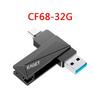 EAGET CF68 Dual-Interface USB 3.2 Flash Drive