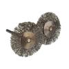 BHBL 10 Pcs Stainless Steel Wire Brushes Disc Brush Round Brush 25mm Diameter for
