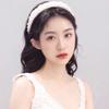 Baroque Bridal Hair Hoop Large Women Hairbands Headwear Pearl Headbands  Women