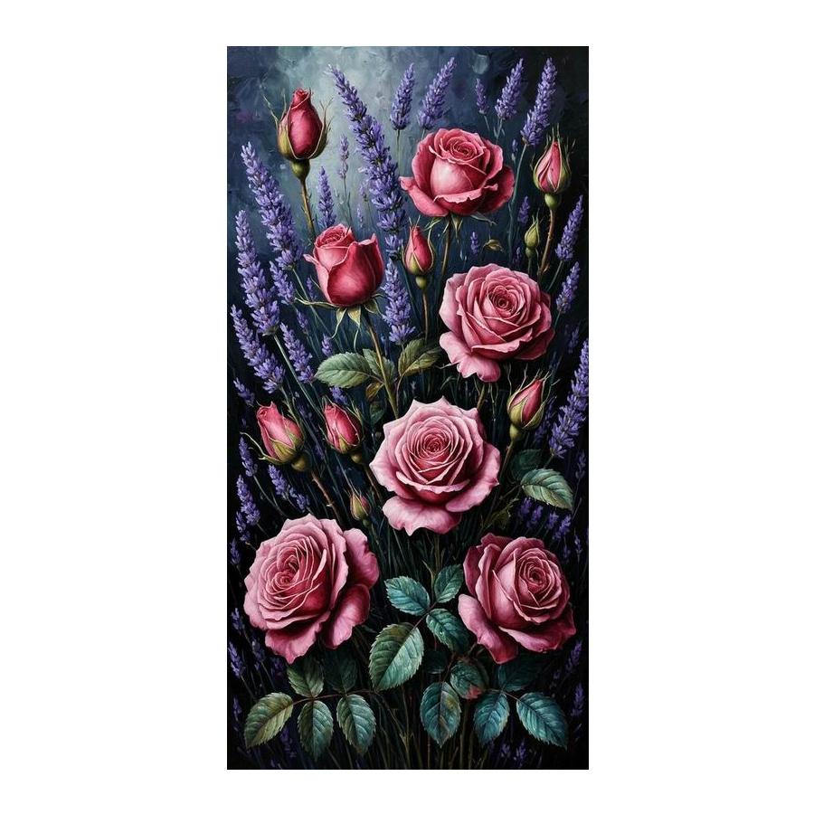 Peony Rose Horseshoe Lotus Large Size Diamond Painting New Collection Colorful Flowers Diy Full Drill Rhinestone Embroidery Mosaic Cross Stitch Kits