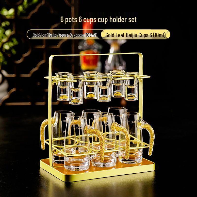 Premium Crystal Baijiu Glass and Decanter Set