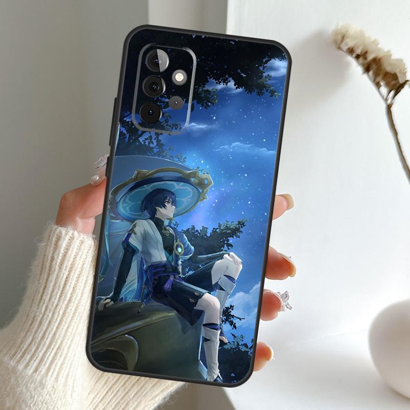 

Чехол Genshin Impact Странник для Samsung Galaxy A54 A53 A34 A33 A13 A23 A31 A51 A71 A12 A22 A32 A52 A50 A52S Samsung A32 4G