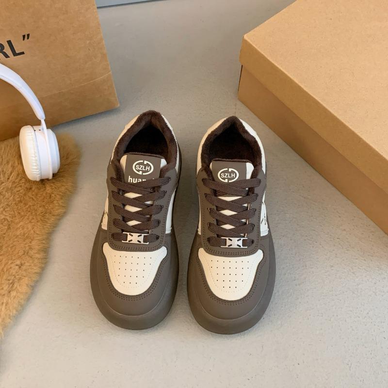 

Мода 2024 Новые Простые На толстой подошве Сетчатые Дышащие Теплые, Удобные и Универсальные Легкие Ретро Повседневные Модные Кроссовки на шнуровке 35 коричневый