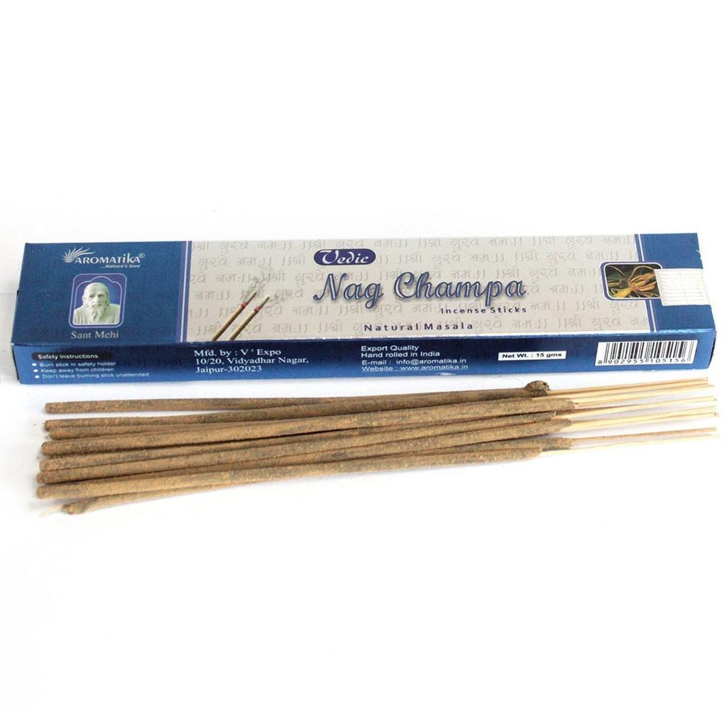 Nag Champa Incense Sticks 12 Sticks Vedic
