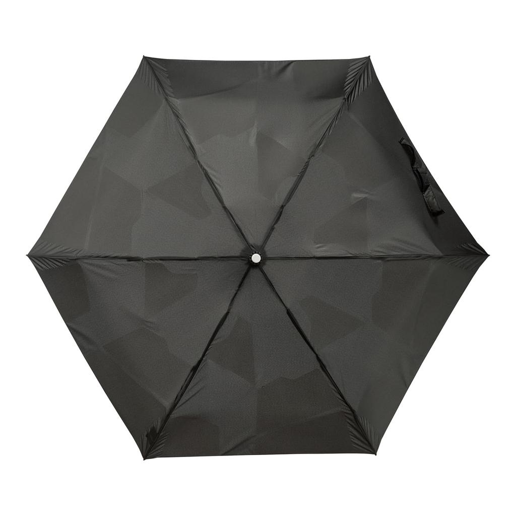 Automatic Folding Umbrella Urawaza Komachi that folds in 3 urawaza Compact Mini Rain Umbrella 10383 Black [Moonbat] Open/Close [Umbrella seconds]