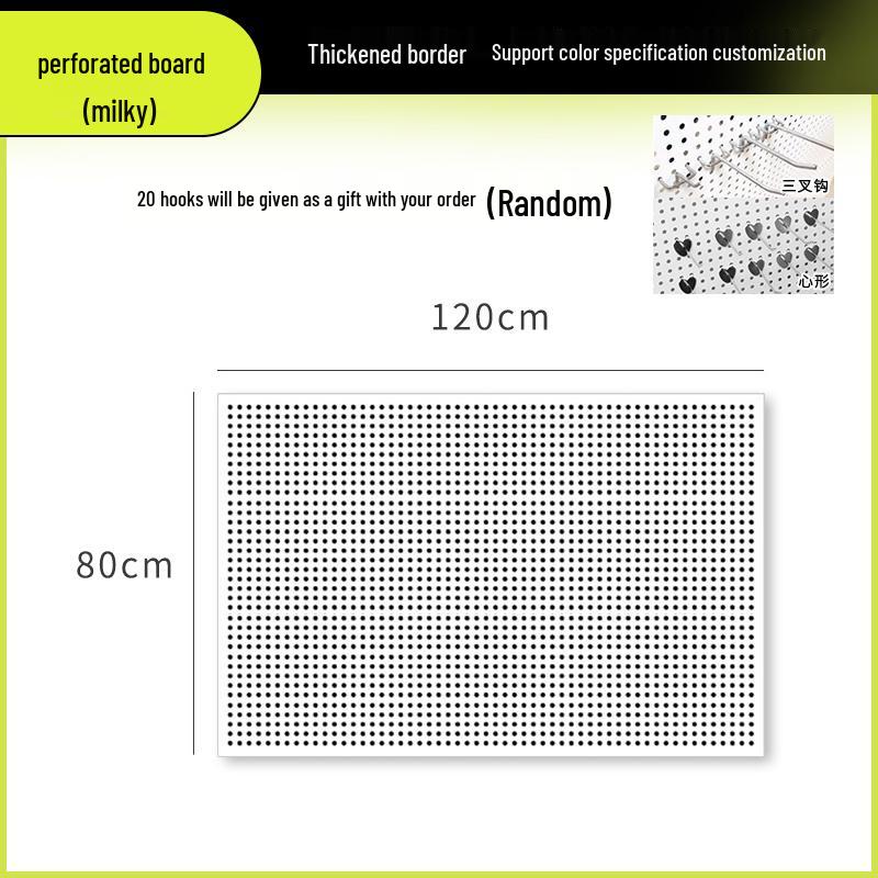 Wandmontiertes Lochplatten-Aufbewahrungsregal für Schmuck, Werkzeuge und Zubehör