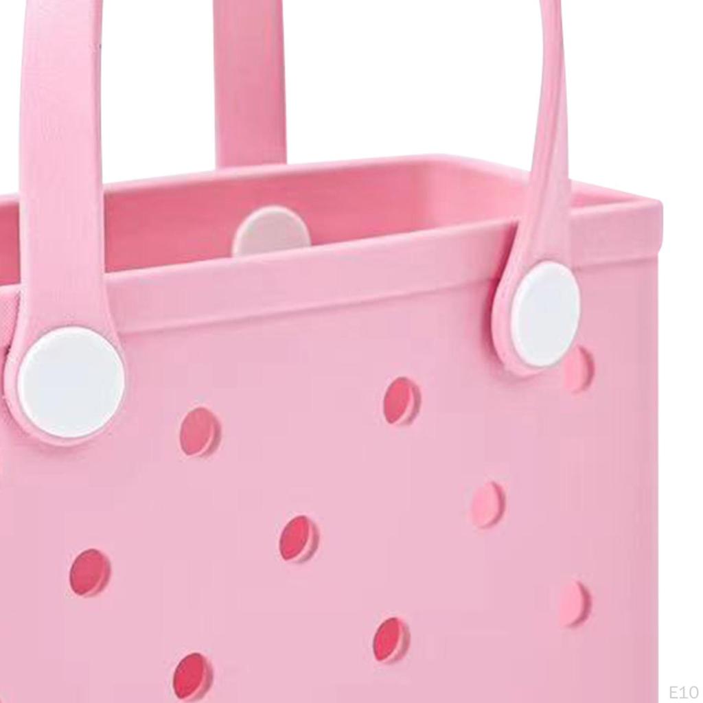 Washable Tote Bag Waterproof Handbag Organizer Fashion Summer Kids Beach Green