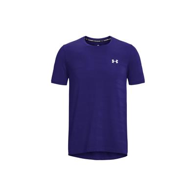 Camiseta Masculina de Manga Curta e Gola Redonda de Cor Sólida e Caimento Solto Tops Azul Sonar 1373726-468