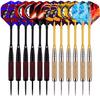 Win.Max 24g Professional Darts Set of 12 Steel Darts with Additional Accessories for Bristle Dartboards
