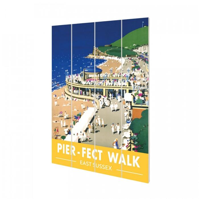 Railway Museum Pier-Fect Walk East Sussex Small Wood Print