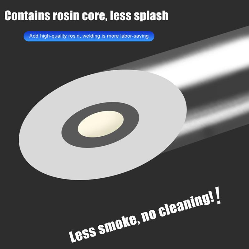 100/20G Solder Wire Tin Roll Clean Rosin Welding Core Soldering Wire Flux Reel Tube Low Temperature Easy Melt Solder Wire