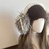 Bowknot Plush Ear Muffs for Cold Weather Fashion Ear Protective Ear Warmers Thick Furry Ear Muff for Women Skiing Hiking