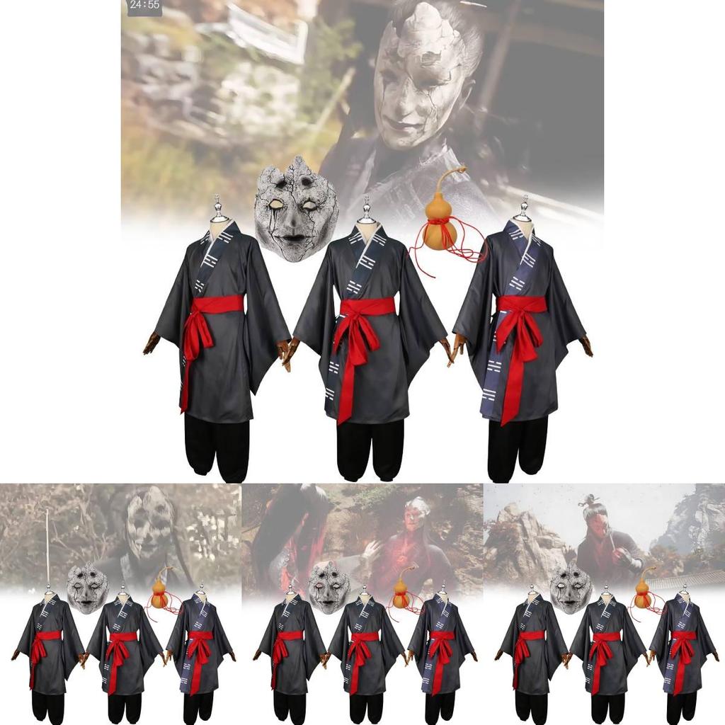 Stunning Black Myth Wukong Cosplay Costume Elegant Ancient Style Robe For All Sizes