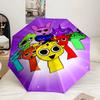 Colorful Sprun-ki Robot Party Umbrella 8-Frame for Travel, camping, Casual Lightweight Portable Umbrella, Essential for every family Holidays Gift