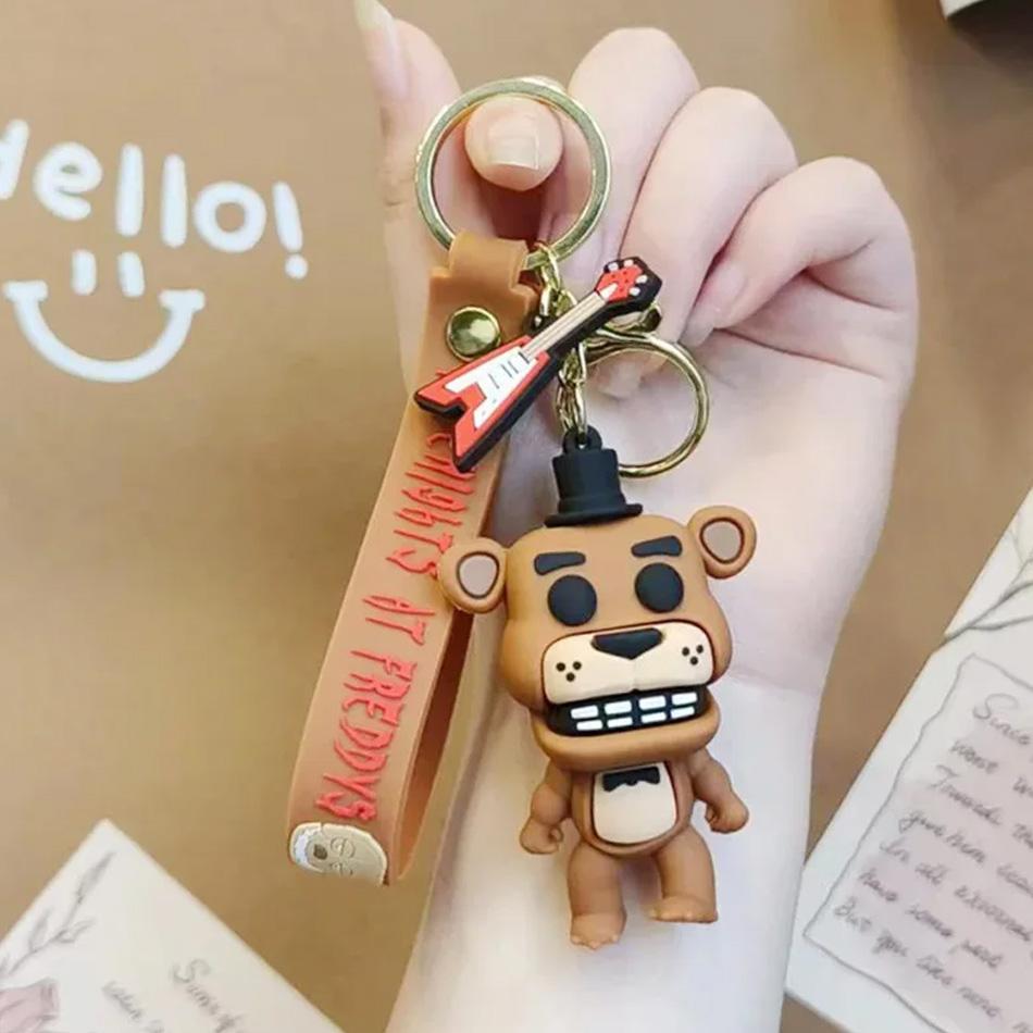 

Five Night At Fredys FNAF Game Key Rings Animation Action Figures Keyrings Figure Key Chains Car Key Rings Pendant Charms Accessories