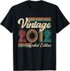 Vintage 2012 Limited Edition 13 Jahre Awesome 13. Geburtstagsgeschenk T-Shirt