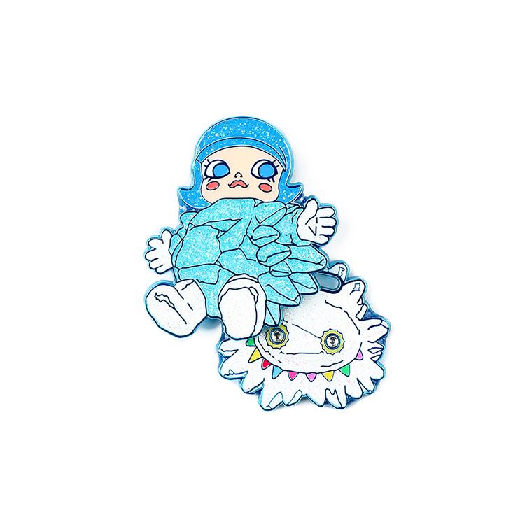 

Новый POP MART Ледяной Кристалл, Мучи, Мили, Наряд для куклы Коллекция Эрозии Значок Тренд Товары 210400387 Ice Crystal-Molly