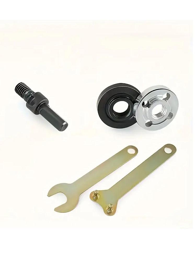

Angle Grinder Adapter For Electric Power Drill Converter Attachment Flange Nut Parts Set Connect Rod Disc Wheel Arbor Mandrel