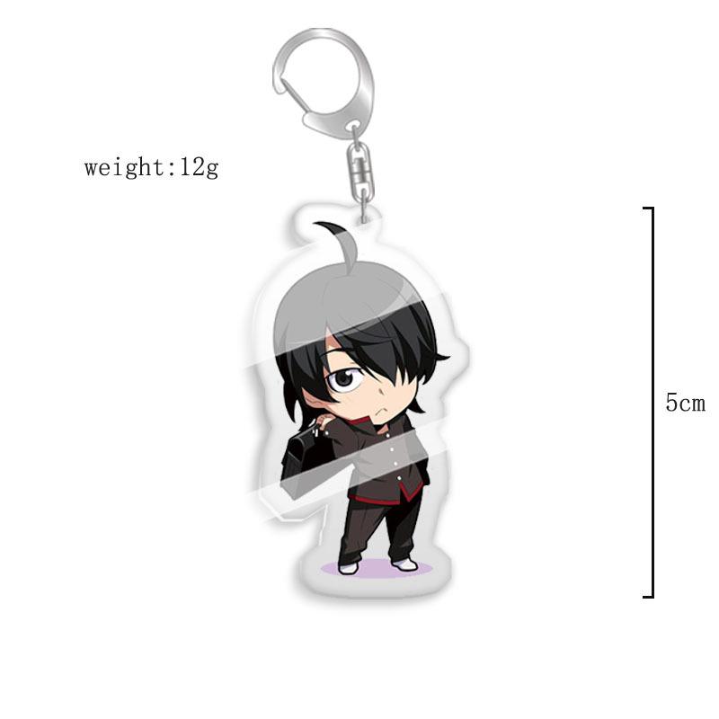 Monogatari Series Keychain: Hachikuji Mayoi & Hitagi Senjougahara Acrylic Pendant