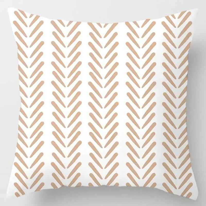 45x45cm Modern simple geometric print pillowcase Room bed Sofa Chair Office cushion cover Home Decoration embrace