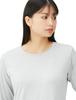 Danskin ALL DAY ACTIVE LIGHT Medium Size S L/S TEE, Gray,