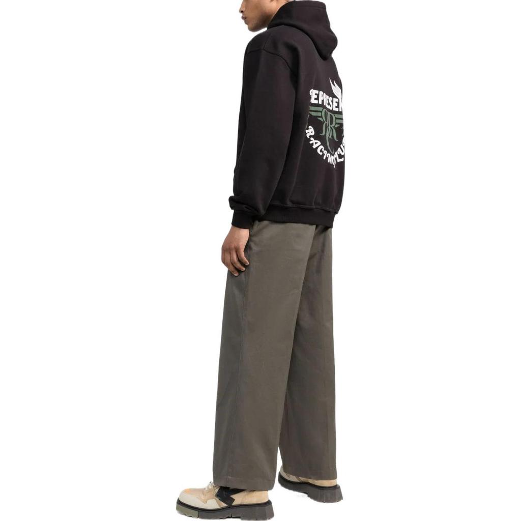 REPRESENT Sweatshirts Men's Black Hooded Moderate Heavyweight M04191-01