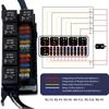 Space Saving 11 Slot Fuses Panel Central Control Box Relays For Secure Power Supply In Car, Trailers, And Medium Trucks