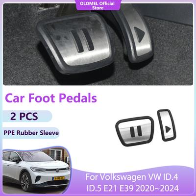 Dla Volkswagen VW ID.4 ID.5 E21 E39 2020~2024 Samochód Hamulec Akcelerator Paliwo Pokrywa Hamulca Bez Wiercenia Jakość Część Wnętrza Akcesorium