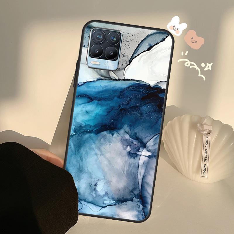 Beachy Pastel Abstract Painting Case For Realme C75 C63 C61 C55 C51 C53 C25 C65 C67 C71 11 12 13 14 15 Pro Plus GT6 GT7 Pro