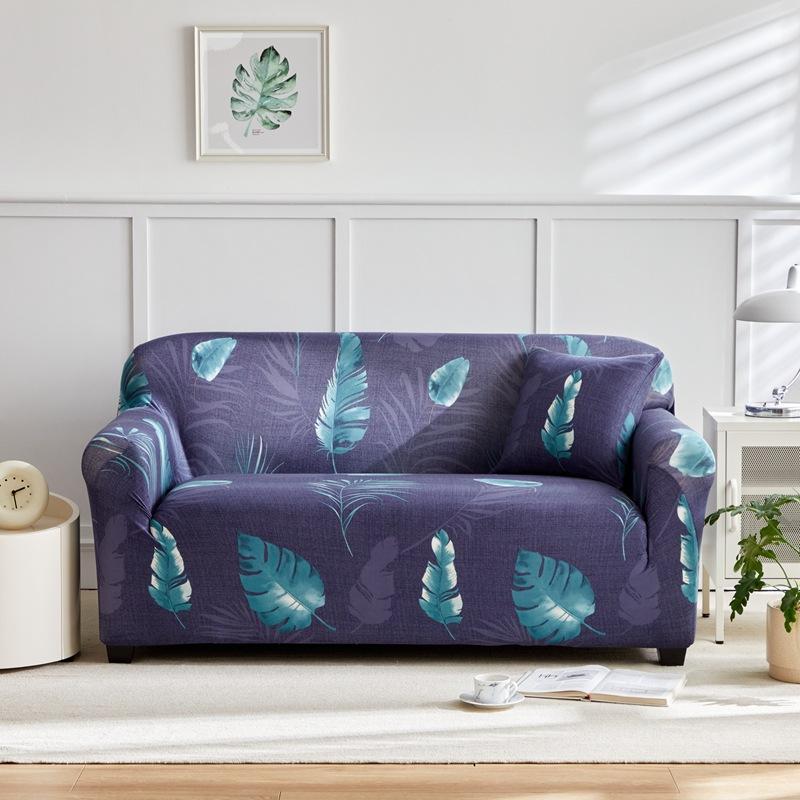 Anti Slip and Dust Proof Fabric Sofa Cover Cloth Ins Wind Elastic Sofa Cover Sofa Towel All Inclusive for All Seasons