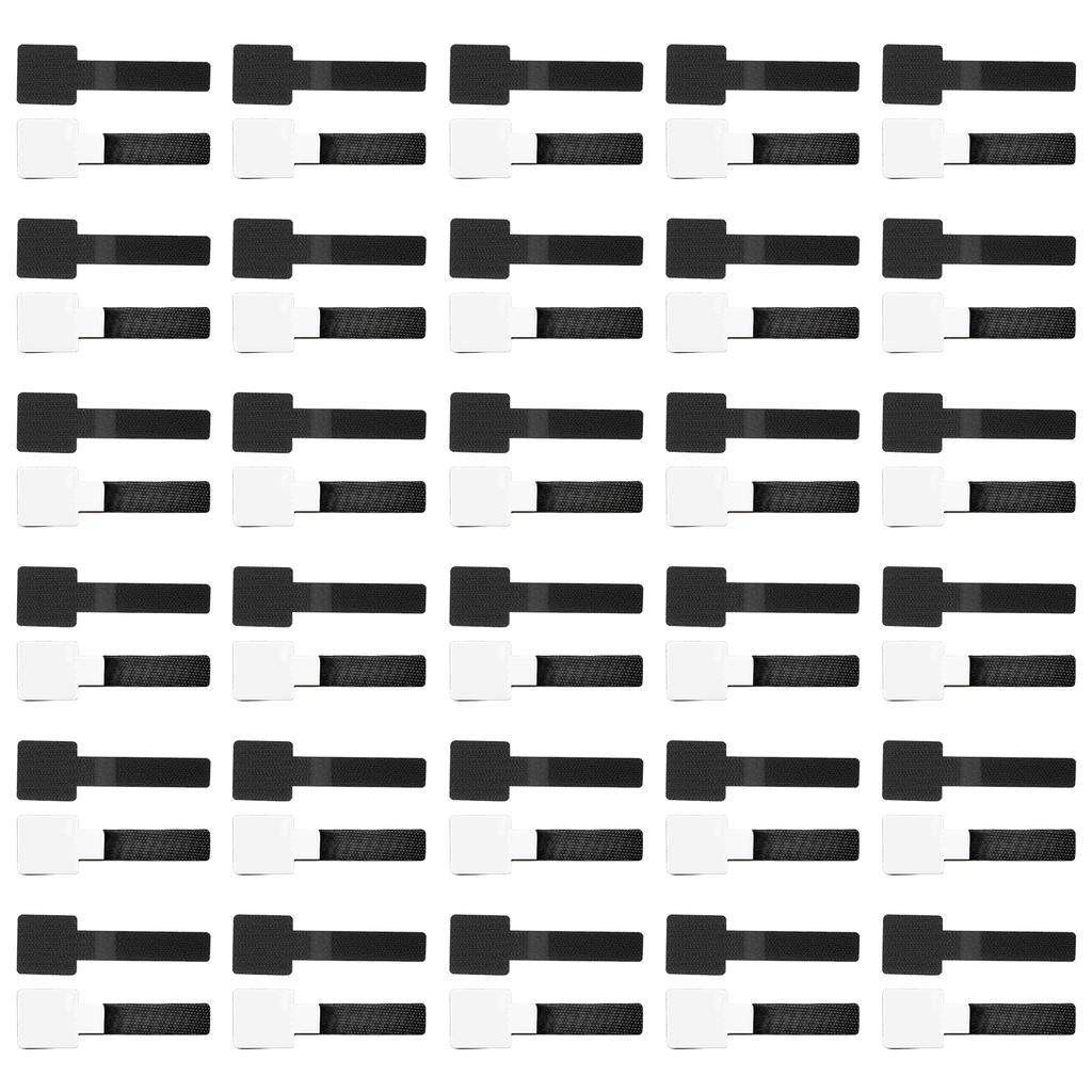 60pcs Adjustable Adhesive Cord Organizers Power Cord Storage Cable Manager Desk Wire Winder Easy Installation