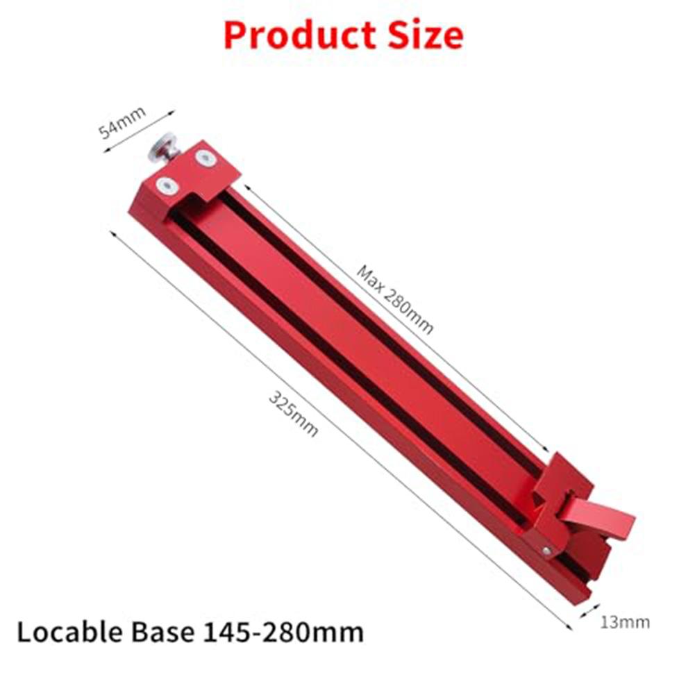 

1pc Adjustable Cutting Machine Base Guide Circular Saw Milling Positioning Clamps Dual-Latch Guide Rail For Woodworking China Mainland