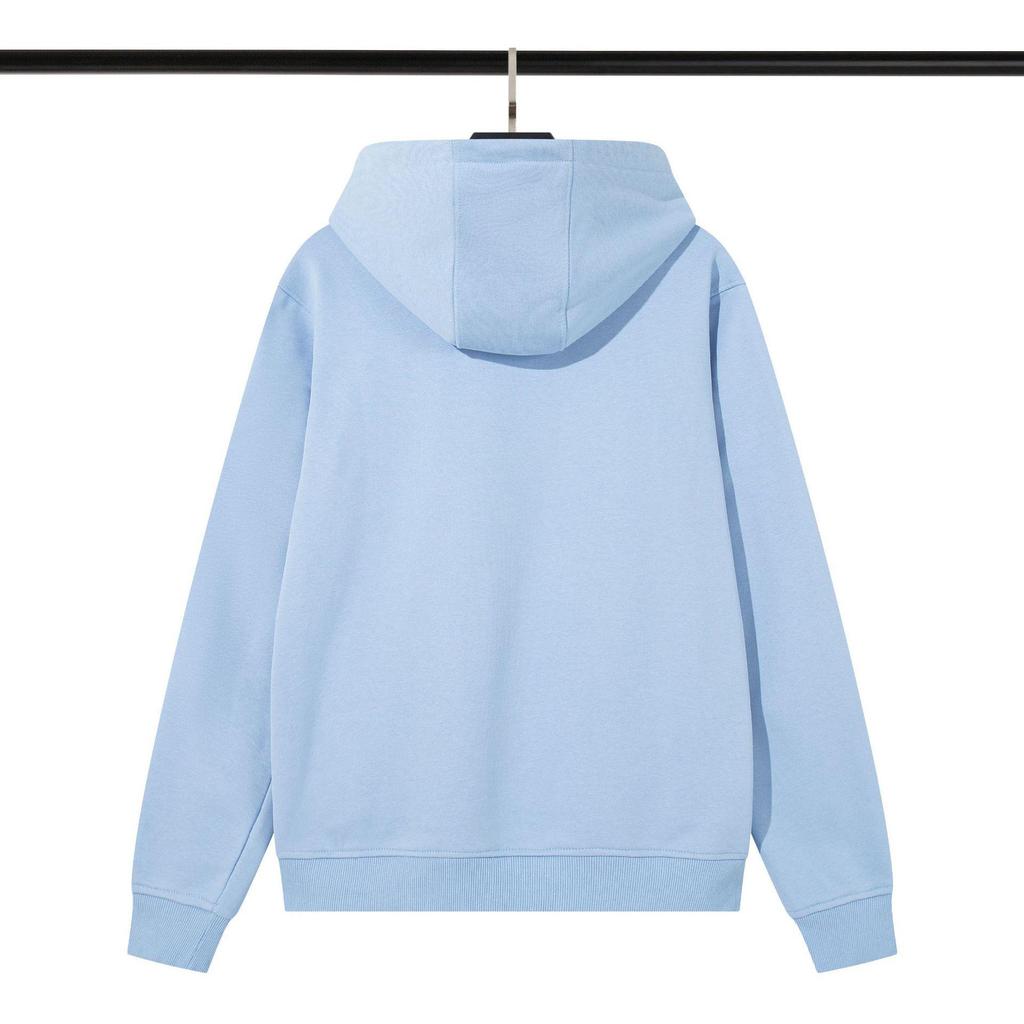 Einfarbiges Kapuzen-Sweatshirt mit Abzeichen - Island Tide Version