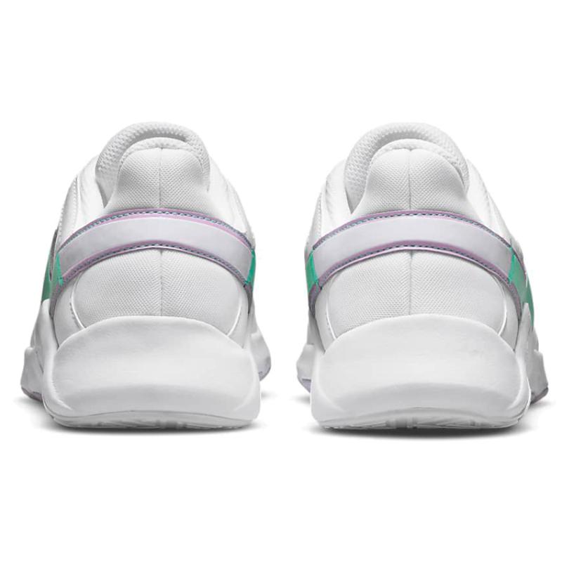 Nike Legend Essential 2 White Green Glow Women's Training Soccer Shoes CQ9545-100