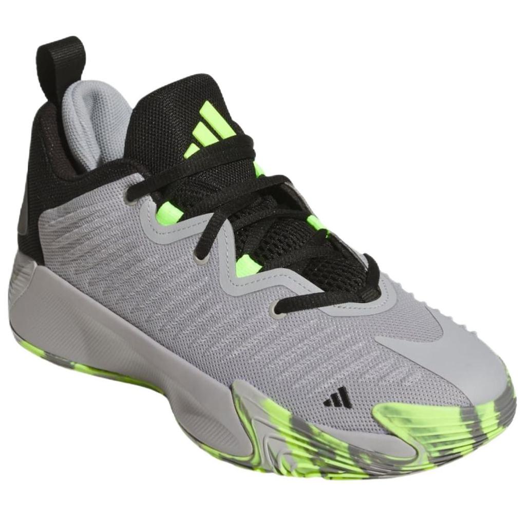 adidas Initiation Grey Black Lucid Lemon Unisex Sneakers Grey-Two Core-Black JR6507