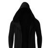 Männer Herbst Winter Windjacke Mode Hoodie Einfarbig Langarm Kalt-proof Männliche Mit Kapuze Lange Mantel