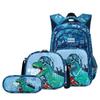 3 Piece School Backpack Set Ergonomic Double Shoulder Backpack For Boys And Girls Comfortable Back Support Durable Schoolbag Ideal For School Use