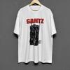 Gantz T-Shirt Japanese Anime Hard Suit Hachiro Oka Men's Short Sleeves Cotton Shirt Cotton Summer