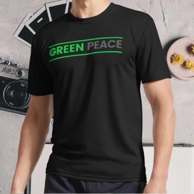 Neues Hemd Grün Frieden Aktiv Logo T-Shirt Lustig Größe S - 5XL