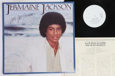 LP Record JERMAINE JACKSON  Lets Get Serious VIP6728PROMO MOTOWN 1980 Japan SoulFunk Used