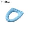 Bathroom Toilet Seat Pad Soft Warm Washable Stretchable Cloth Toilet Seat Cover, Fits For Most Seats For Bathroom