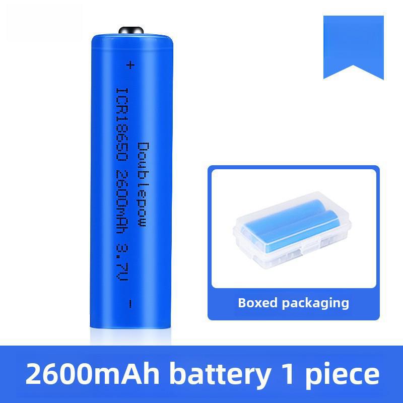 High-Capacity 18650 2600mAh 3.7V Lithium Rechargeable Intercom Door Battery